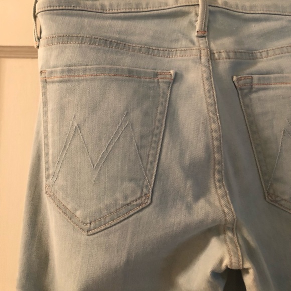 Mother Flare Light Wash Denim - Picture 3 of 5